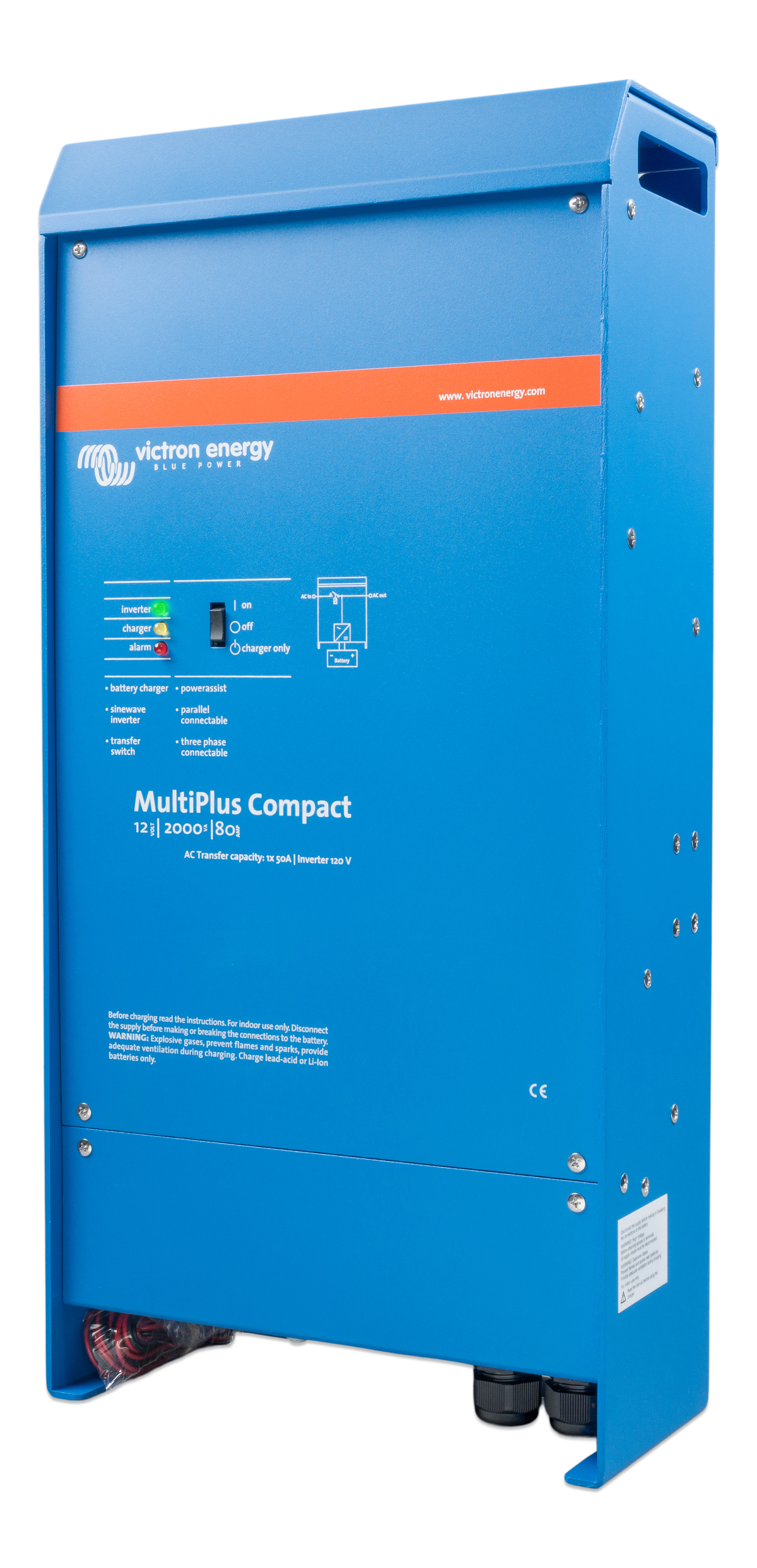 Victron MultiPlus Compact 12V 2000VA 80-50Amp 120V inverter charger 
