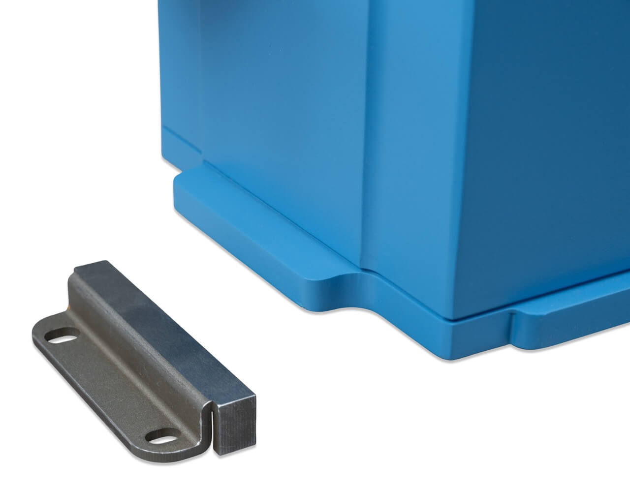 Close up of screw mount on NG Victron Energy LiFePO4 batteries