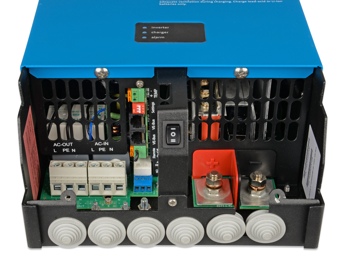 Photo of MultiPlus 12/2000/80 120V (bottom open1)