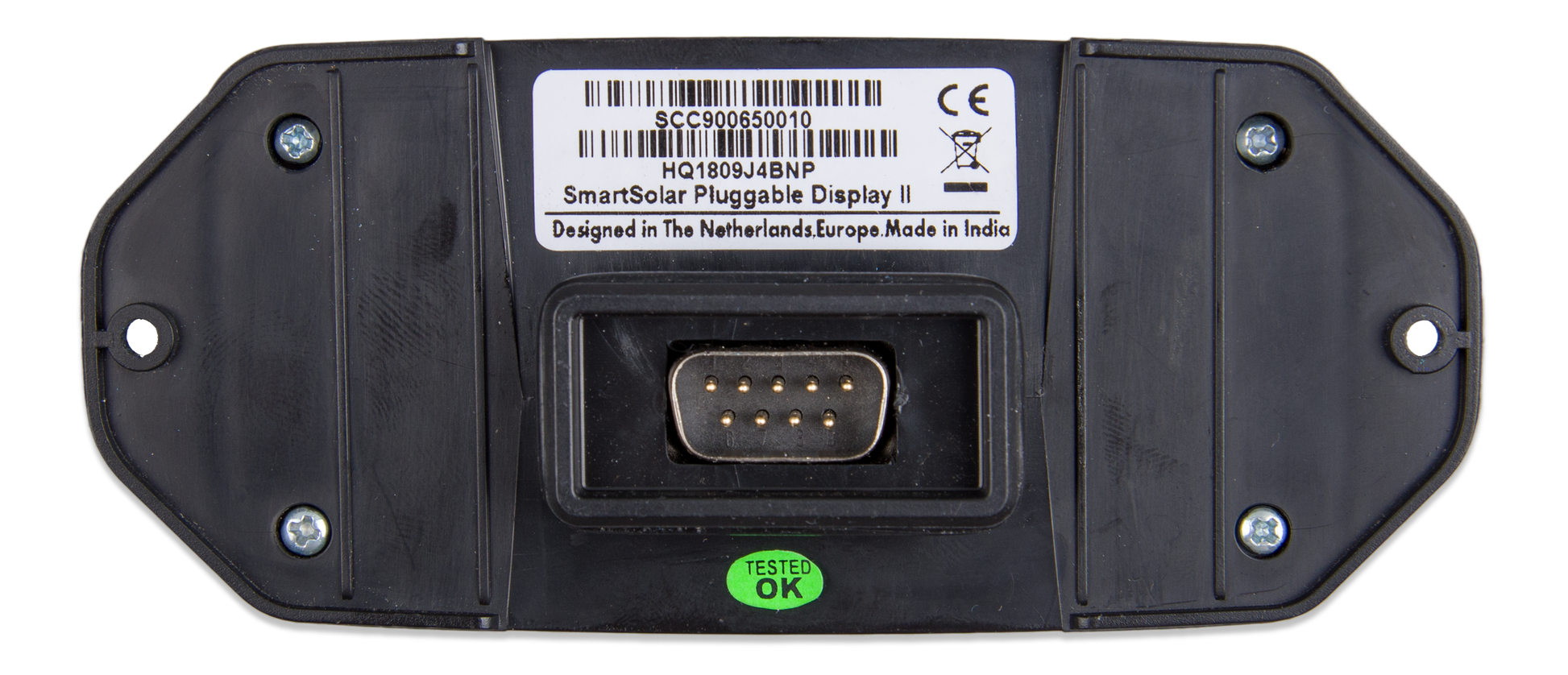 Photo of SmartSolar Control display (back)