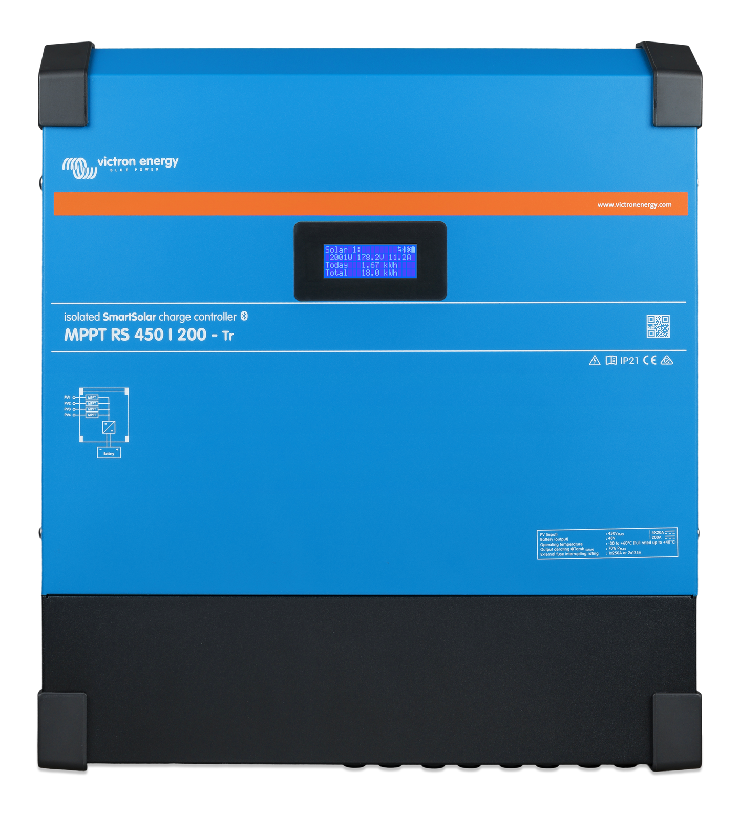Photo of SmartSolar MPPT-RS 450-200 (front)