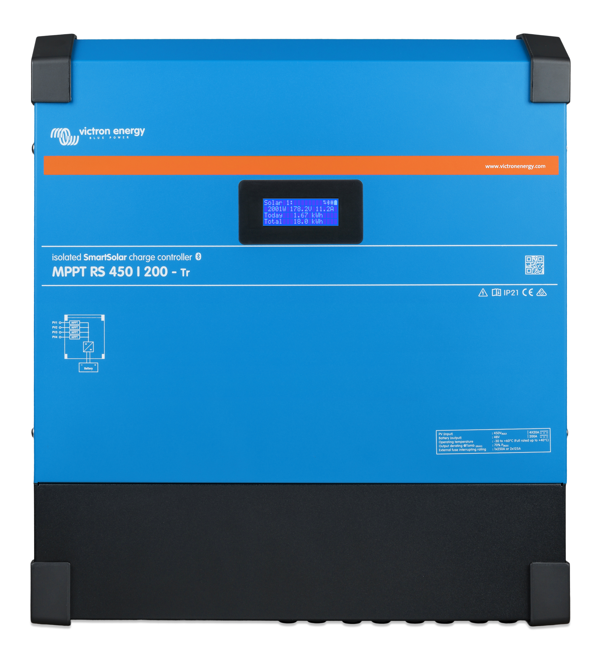 Photo of SmartSolar MPPT-RS 450-200 (front)