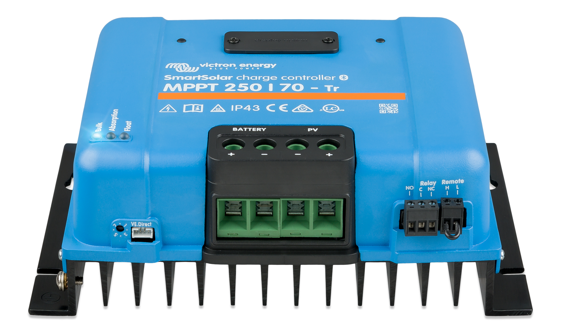 Photo of SmartSolar charge controller MPPT 250/70-Tr (front)