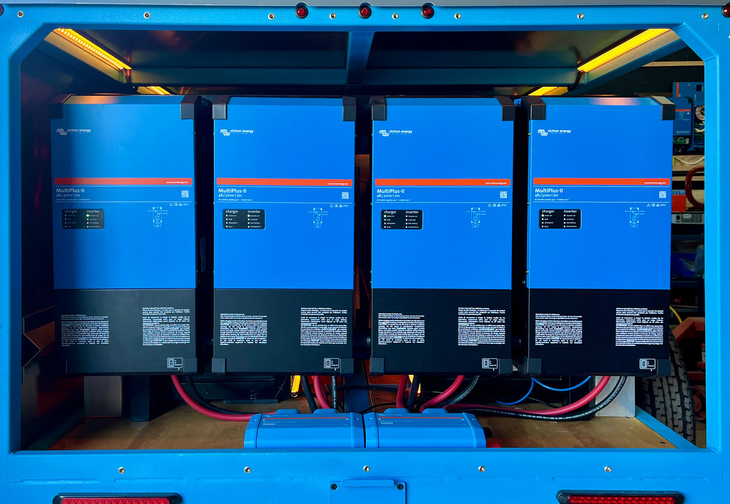 PowerTrip hybrid generator with Victron Energy MultiPlus II inverter/chargers