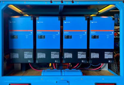 PowerTrip hybrid generator with Victron Energy MultiPlus II inverter/chargers