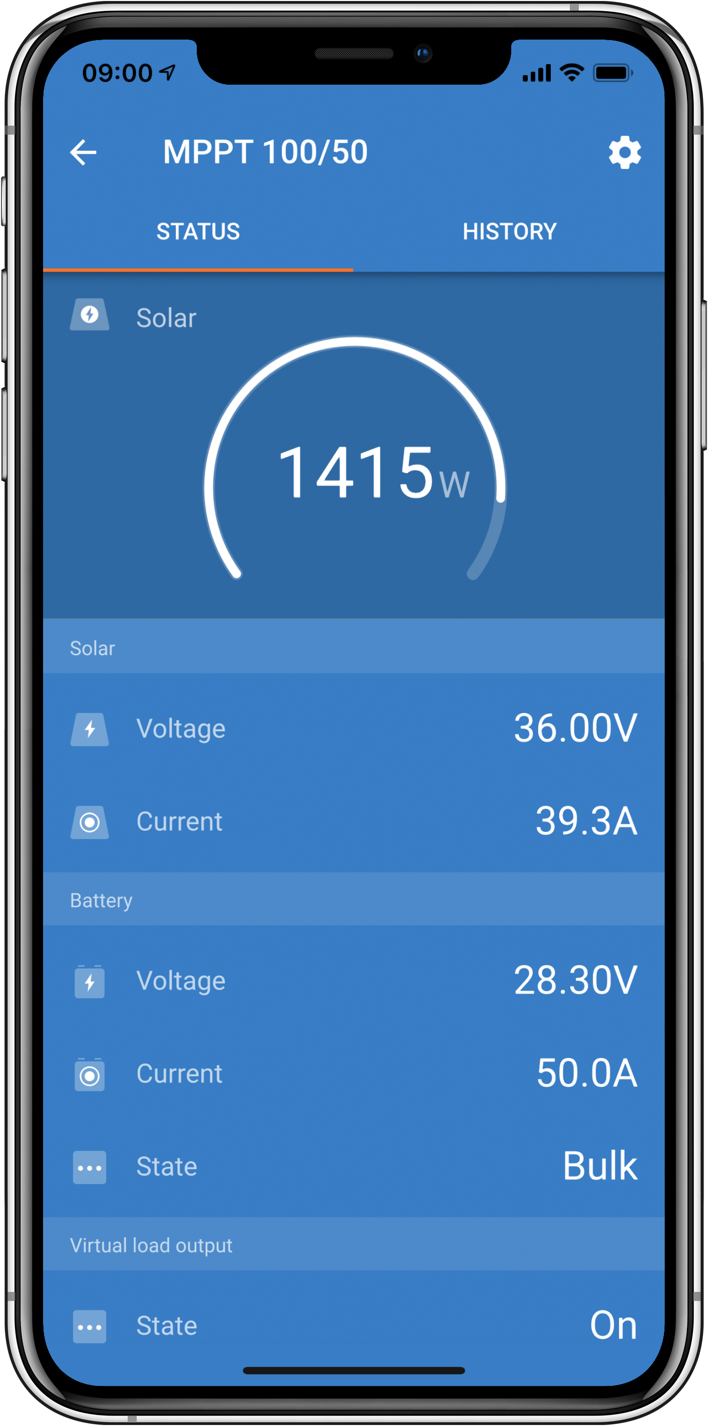 SmartSolar status from mobile phone using VictronConnect